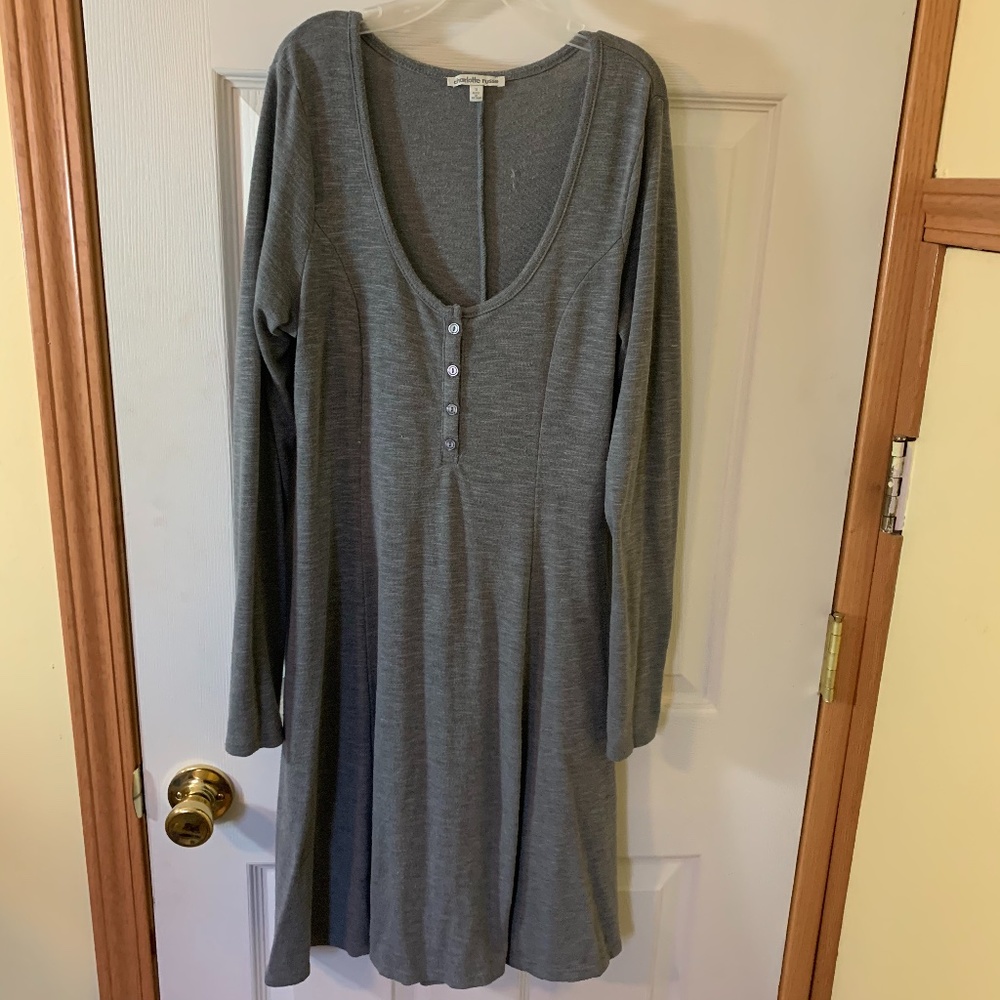 Grey cotton dress